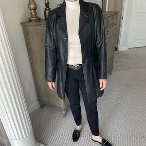 Vintage Black Leather Jacket